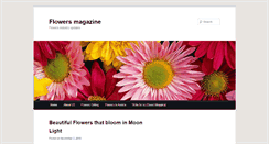 Desktop Screenshot of flowers-magzine.com